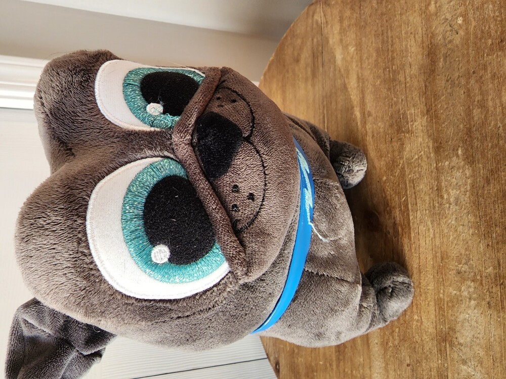 DISNEY PUPPY DOG PALS BINGO PLUSH PUG 9" DISNEY JUNIOR EUC